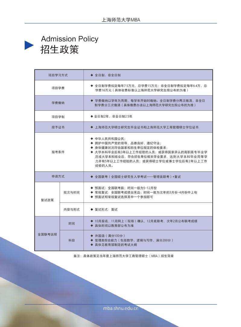 上海师范大学2023年MBA项目首次招生！