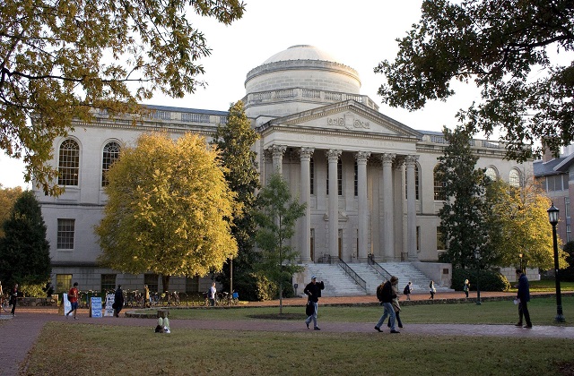 2017-2022年美国北卡罗来纳大学教堂山分校QS世界排名