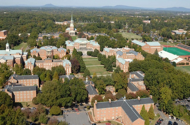 2017-2023年美国维克森林大学QS世界排名