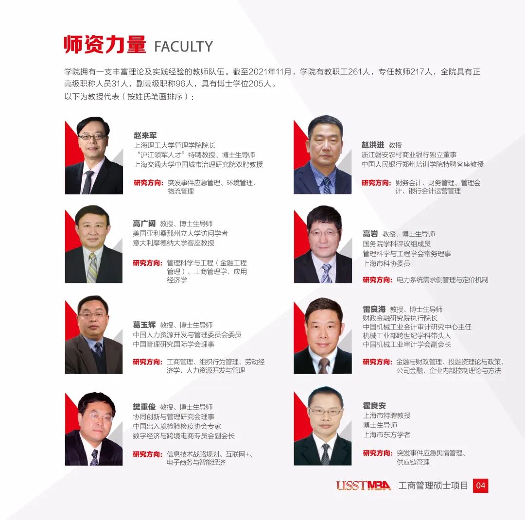 上海理工大学工商管理硕士（MBA）2023年招生简章